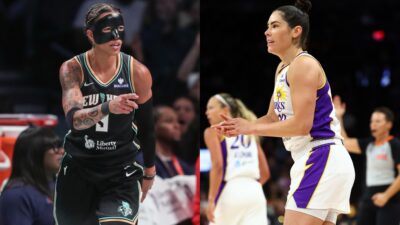 Kelsey Plum Gives Natasha Cloud Her Flowers For Epic Wave-Off & Clutch Game-Winner That Sealed Unrivaled Thriller
