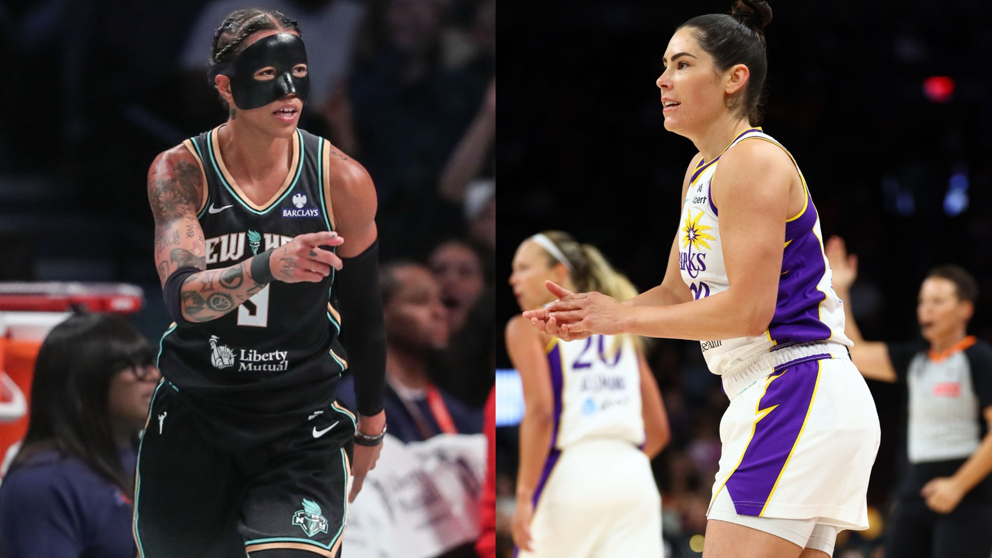 Kelsey Plum Gives Natasha Cloud Her Flowers For Epic Wave-Off & Clutch Game-Winner That Sealed Unrivaled Thriller