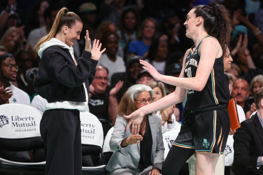 Sabrina Ionescu and Breanna Stewart
