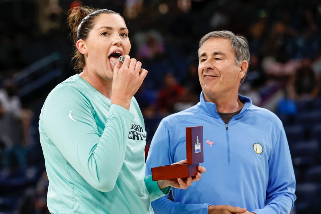 Stefanie Dolson and Michael Alter