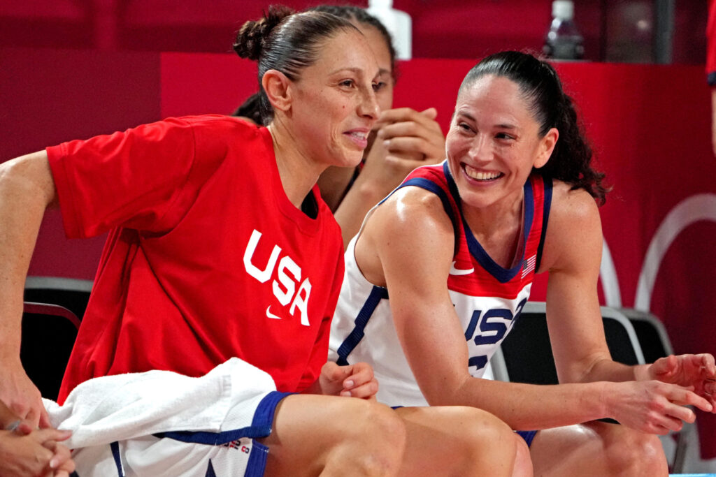 Sue Bird and Diana Taurasi