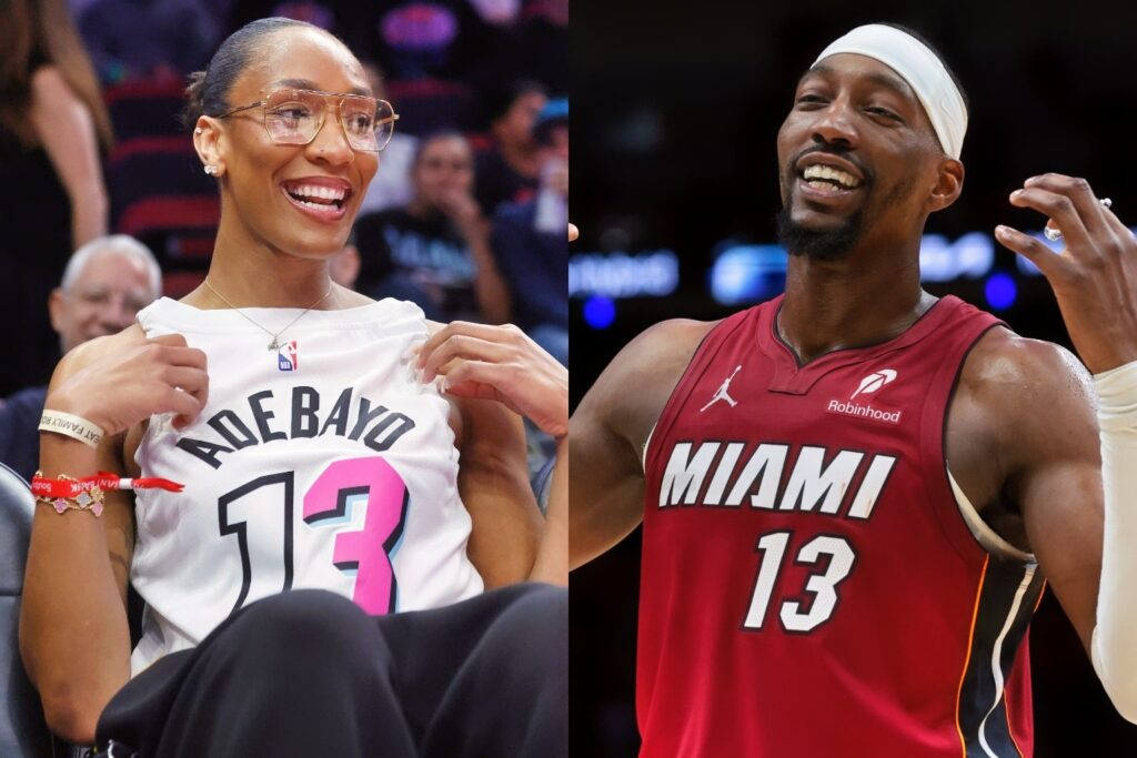 A&rsquo;ja Wilson and Bam Adebayo