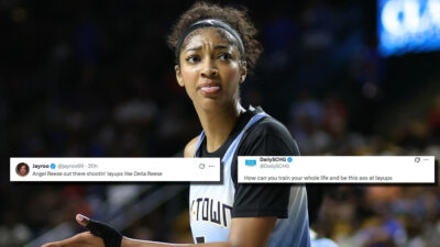 WNBA Fans Show No Mercy As Angel Reese Misses Wide-Open Layup From Caitlin Clark