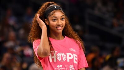 Angel Reese Shows Off Her Tan In Gucci Swimsuit During Team USA Break In Puerto Rico