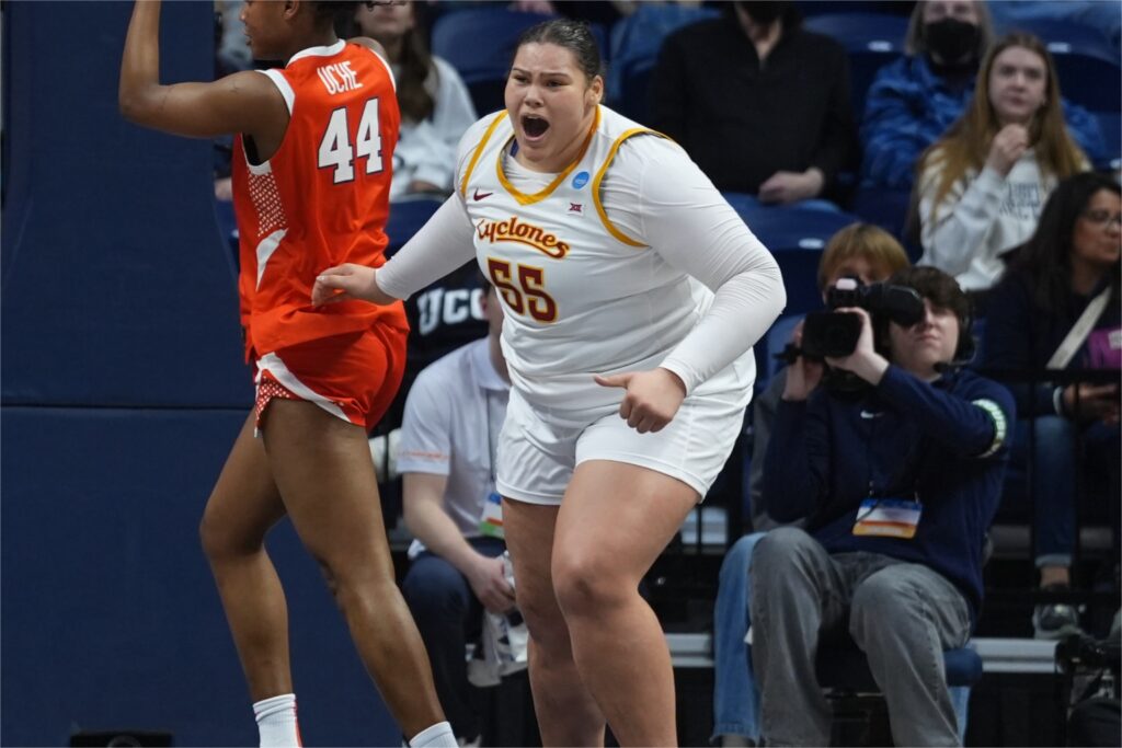 Audi Crooks and Uche Izoje