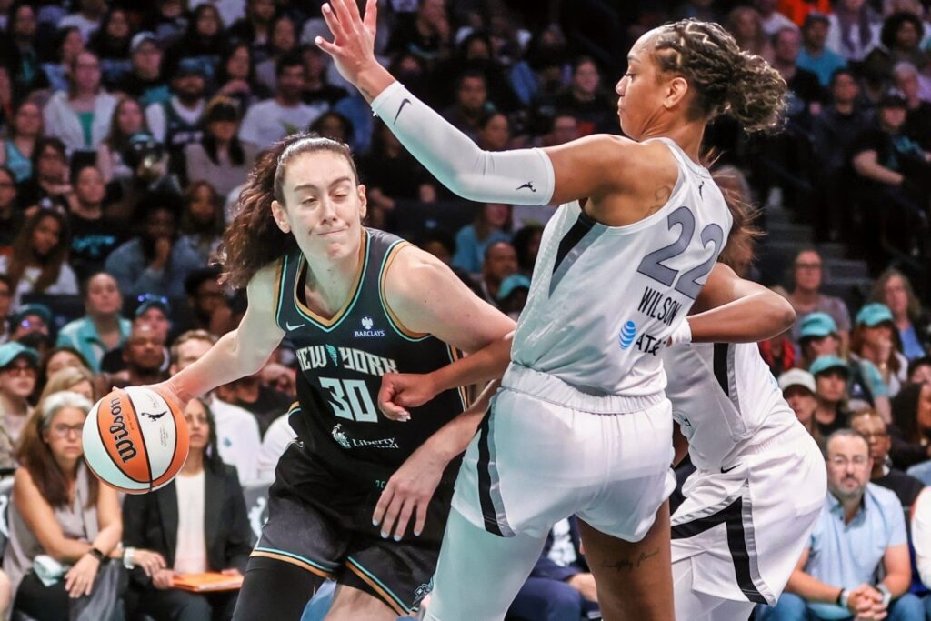 Breanna Stewart and A'ja Wilson