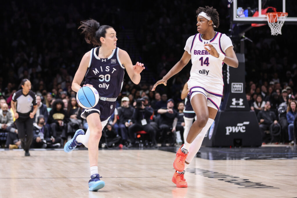 Breanna Stewart and Dominique Malonga