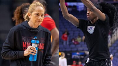 Maryland Coach Brenda Frese Goes Viral For Her Intense Pep Talk To Oluchi Okananwa