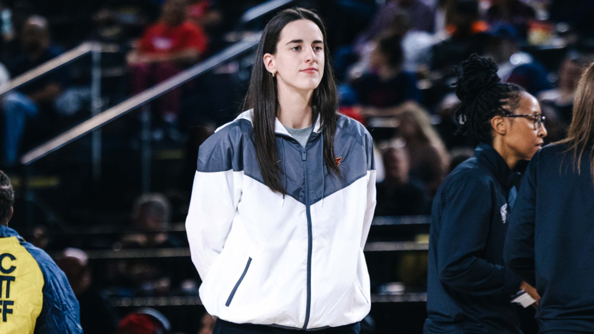 Hot Mic Catches Caitlin Clark's Bold Response When Asked About Getting Hit During NBA Game