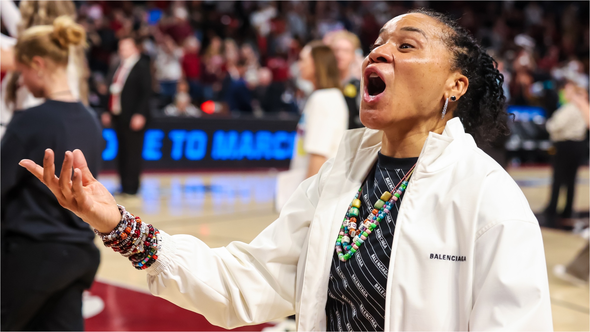 Dawn Staley Shares Heartfelt Reason She Goes Above and Beyond for Fans at March Madness