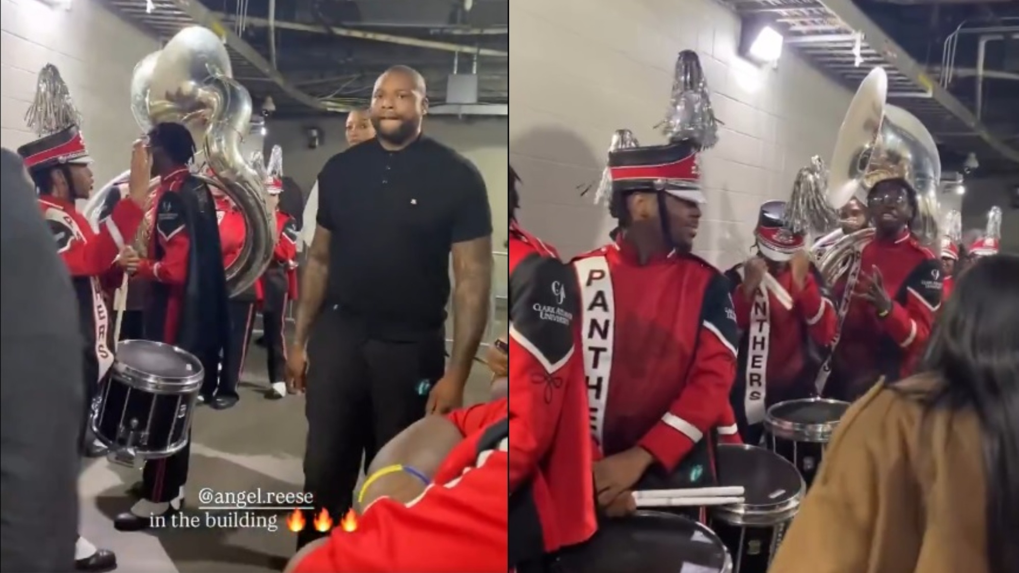 Band Member Had Adorable Reaction After Angel Reese High Fives Him At HBCU AwareFest [VIDEO]