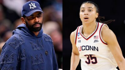 Azzi Fudd Gets Real About Kyrie Irving Showing Up Following UConn's Victory Over Notre Dame