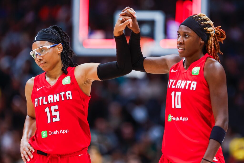 Allisha Gray and Rhyne Howard