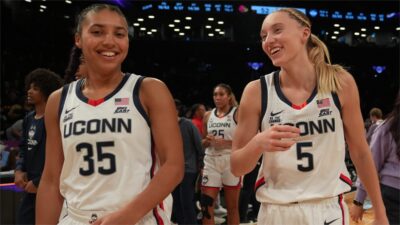 Carmelo Anthony Loves The Idea of Dallas Wings Pairing Azzi Fudd With Paige Bueckers At No. 1 Pick