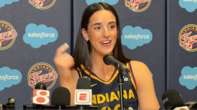 Caitlin Clark Playfully Flips The Script At Indiana Fever Media Day [VIDEO]