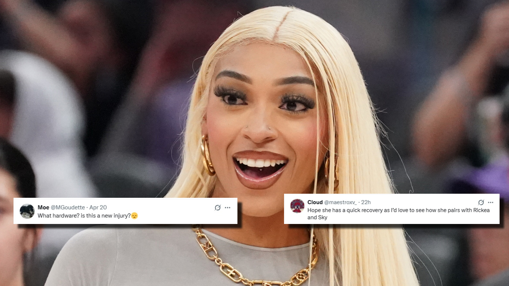 Dijonai Carrington's Indefinite Health Update Sends WNBA Fans Into Dilemma - "What Kind Of Hardware"