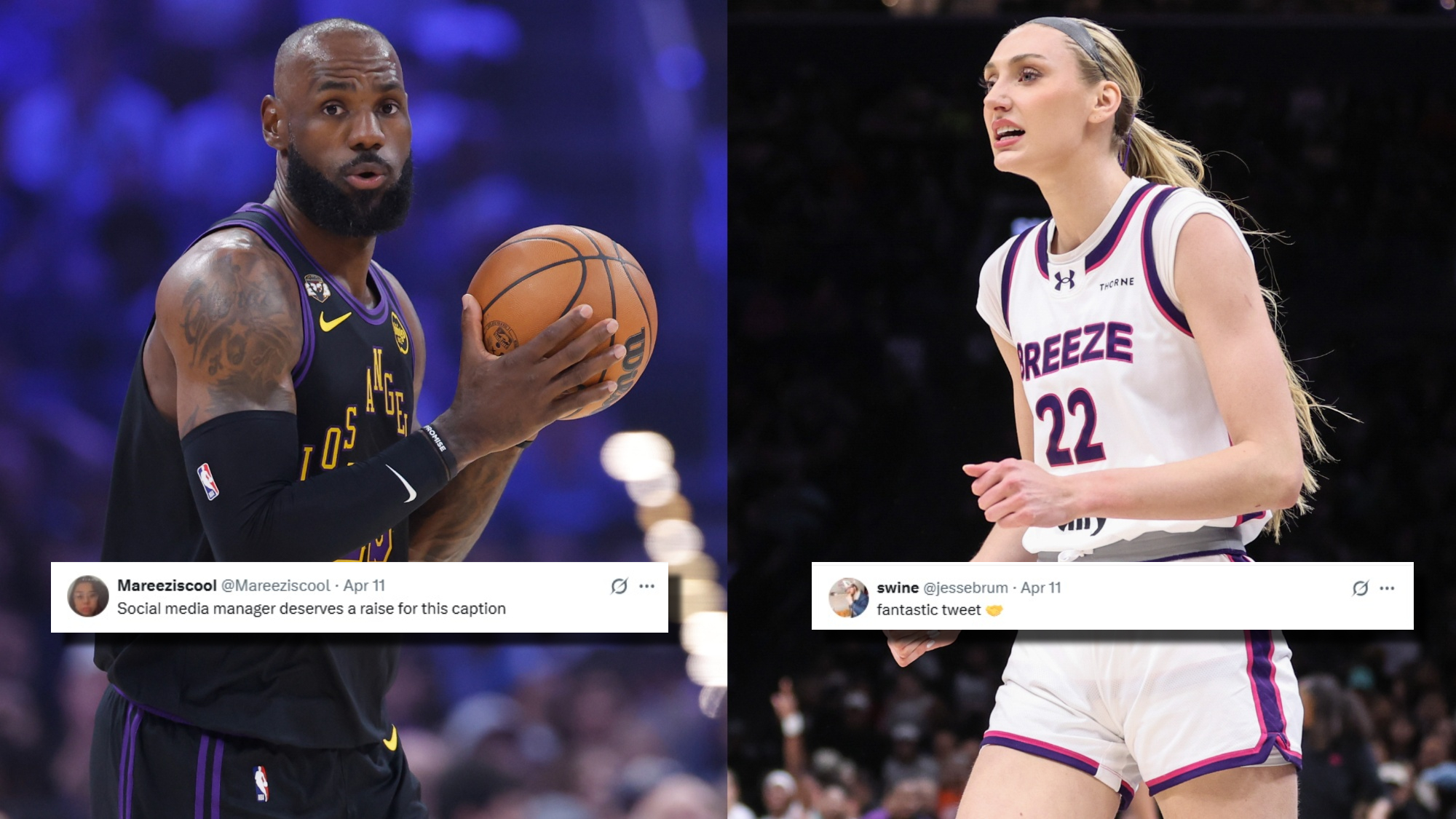 Los Angeles Sparks Send WNBA Fans Into Frenzy With Hilarious Caption On Cameron Brink-LeBron James Linkup