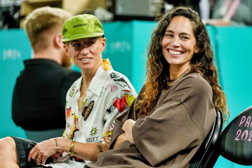 Megan Rapinoe and Sue Bird