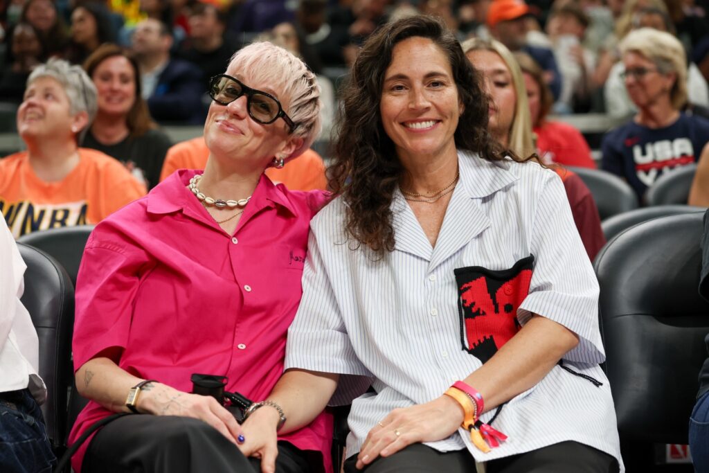 Megan Rapinoe and Sue Bird