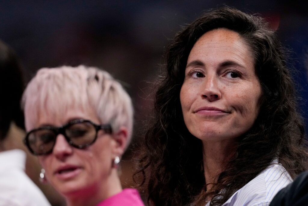 Megan Rapinoe and sue Bird