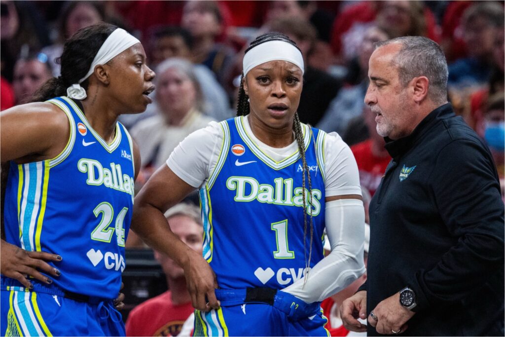 Arike Ogunbowale, Odysey Sims and Jose Fernandez