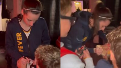 Caitlin Clark Had Young Fans Freaking Out After She Gifts Them Her Game-Worn Shoes [VIDEO]