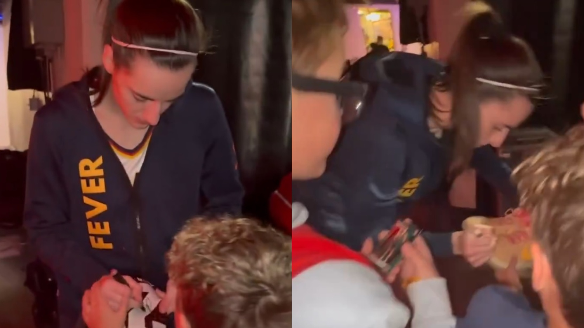 Caitlin Clark Had Young Fans Freaking Out After She Gifts Them Her Game-Worn Shoes [VIDEO]